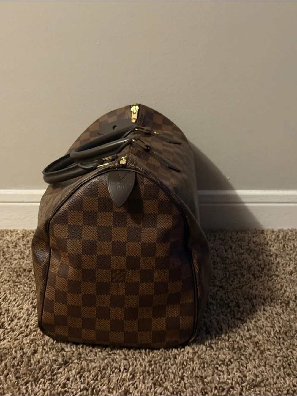 Louis Vuitton Brown Damier Pattern Travel Duffel
